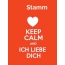 Stamm - keep calm and Ich liebe Dich!