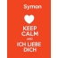 Symon - keep calm and Ich liebe Dich!