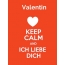 Valentin - keep calm and Ich liebe Dich!