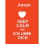 Anouk - keep calm and Ich liebe Dich!