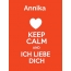 Annika - keep calm and Ich liebe Dich!