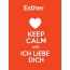 Esther - keep calm and Ich liebe Dich!