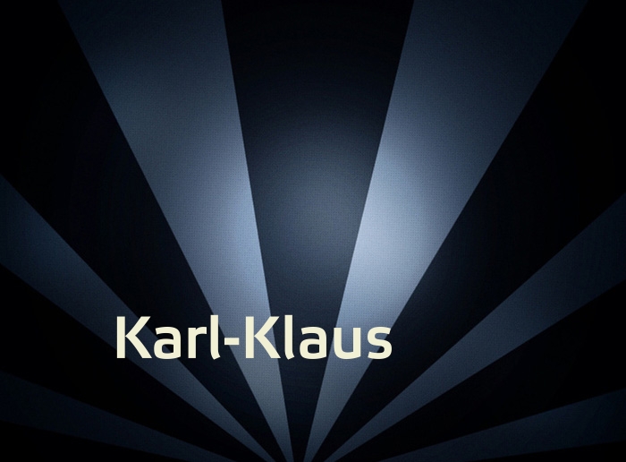 Bilder mit Namen Karl-Klaus