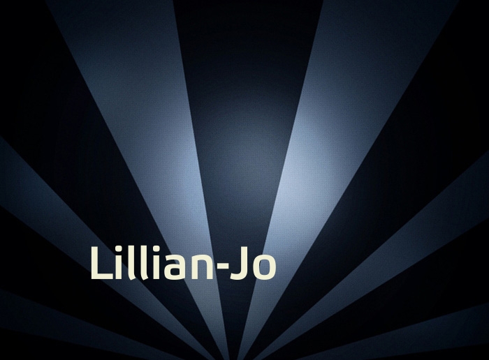 Bilder mit Namen Lillian-Jo