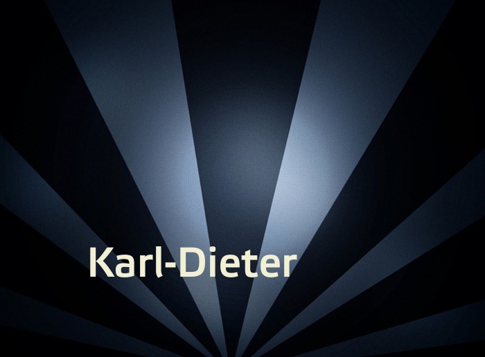 Bilder mit Namen Karl-Dieter