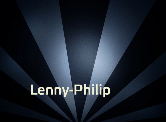 Bilder mit Namen Lenny-Philip