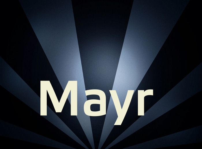 Bilder mit Namen Mayr