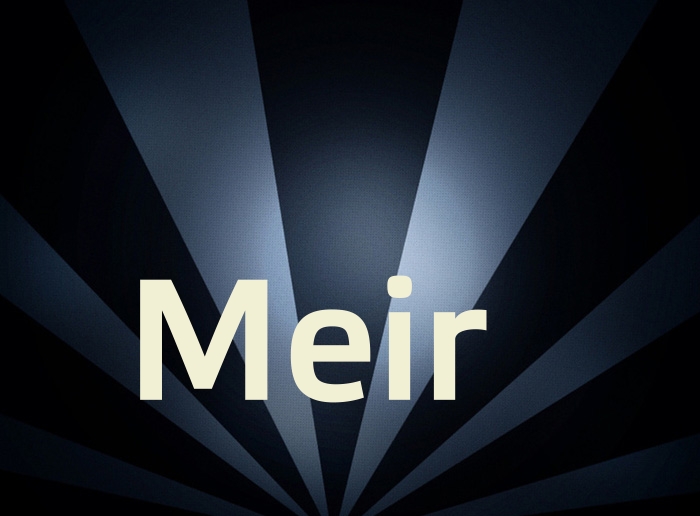 Bilder mit Namen Meir