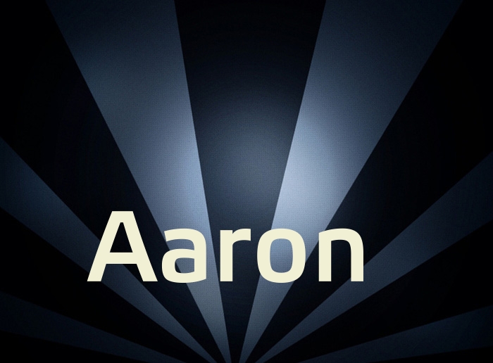 Bilder mit Namen Aaron