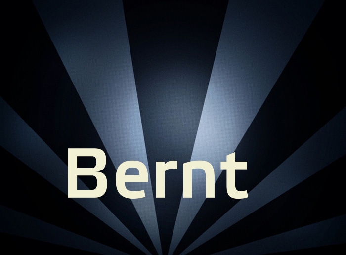 Bilder mit Namen Bernt