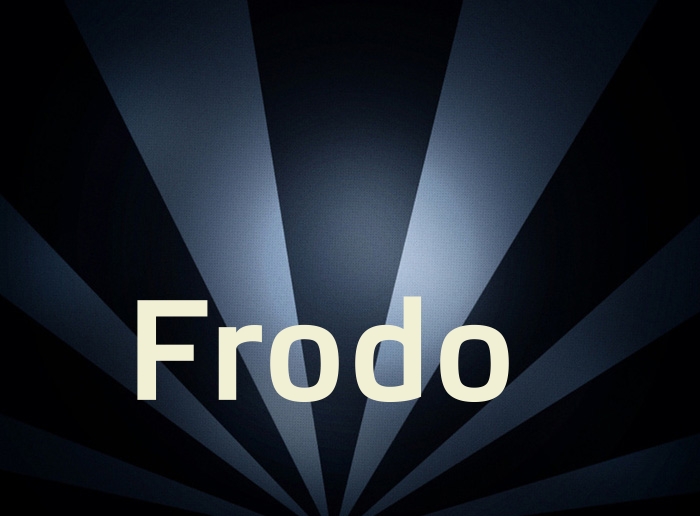 Bilder mit Namen Frodo