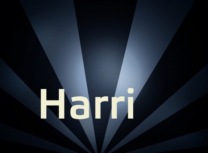 Bilder mit Namen Harri