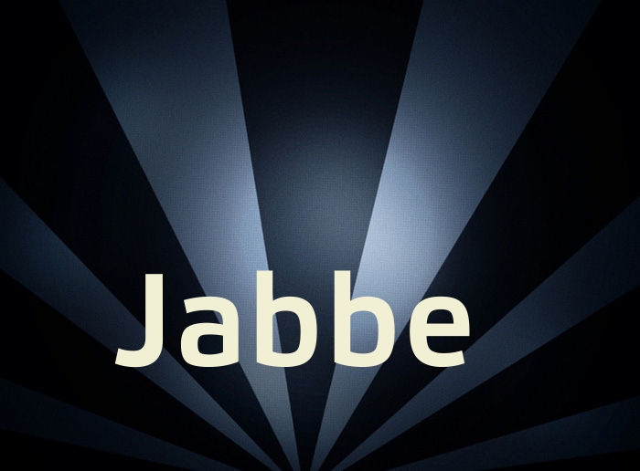 Bilder mit Namen Jabbe