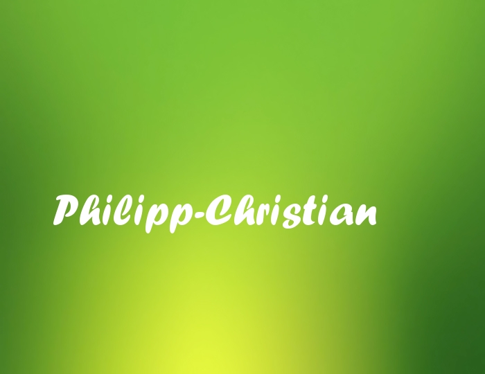 Bildern mit Namen Philipp-Christian