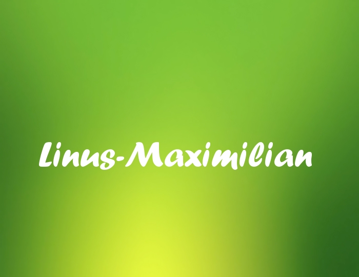 Bildern mit Namen Linus-Maximilian