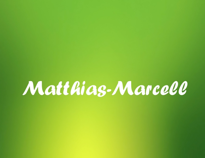 Bildern mit Namen Matthias-Marcell