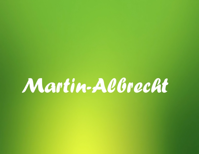 Bildern mit Namen Martin-Albrecht