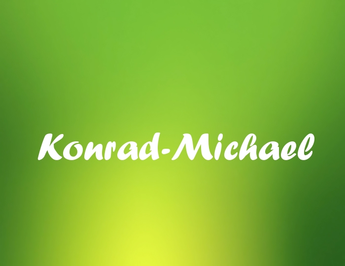 Bildern mit Namen Konrad-Michael Bildern mit Namen Konrad-Michael
