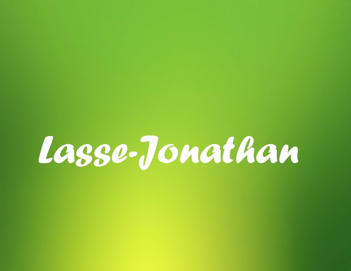 Bildern mit Namen Lasse-Jonathan Bildern mit Namen Lasse-Jonathan