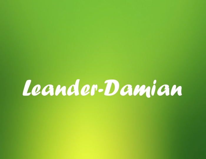 Bildern mit Namen Leander-Damian Bildern mit Namen Leander-Damian