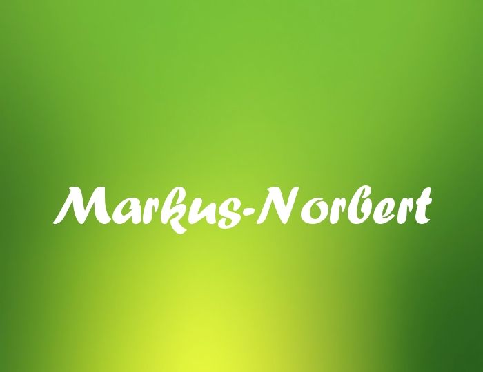 Bildern mit Namen Markus-Norbert
