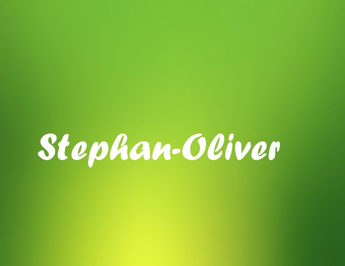 Bildern mit Namen Stephan-Oliver