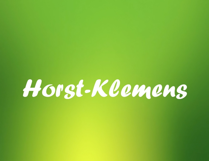 Bildern mit Namen Horst-Klemens Bildern mit Namen Horst-Klemens