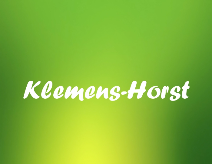 Bildern mit Namen Klemens-Horst Bildern mit Namen Klemens-Horst