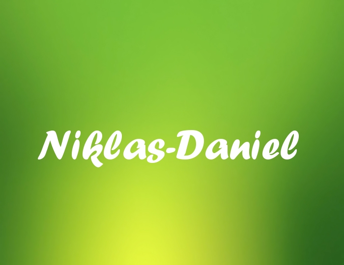 Bildern mit Namen Niklas-Daniel