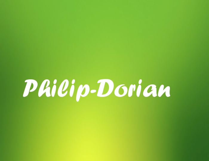 Bildern mit Namen Philip-Dorian