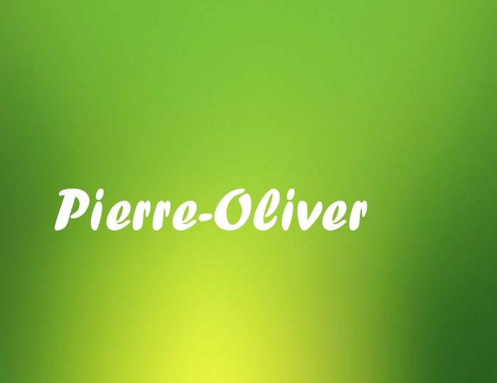 Bildern mit Namen Pierre-Oliver
