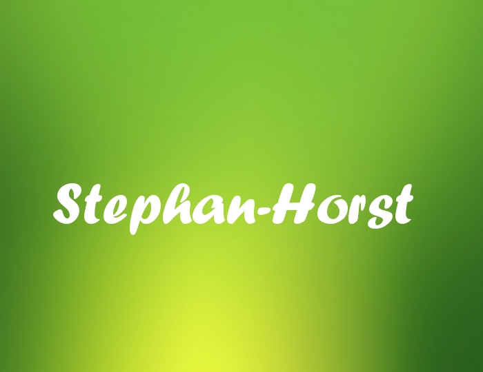 Bildern mit Namen Stephan-Horst