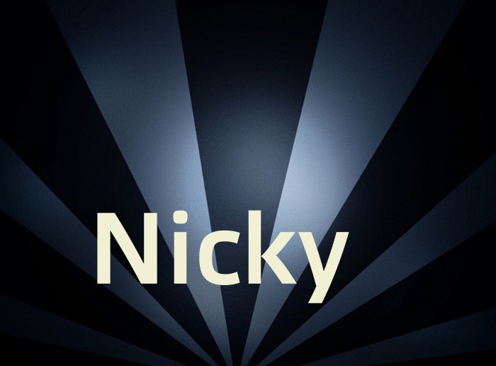 Bilder mit Namen Nicky Bilder mit Namen Nicky