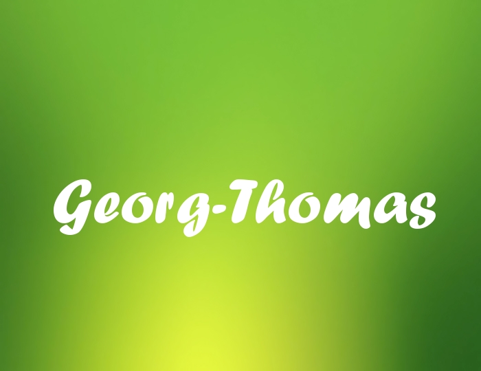 Bildern mit Namen Georg-Thomas