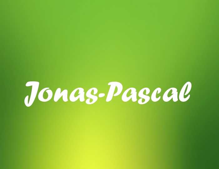 Bildern mit Namen Jonas-Pascal Bildern mit Namen Jonas-Pascal