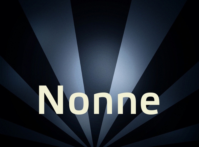 Bilder mit Namen Nonne