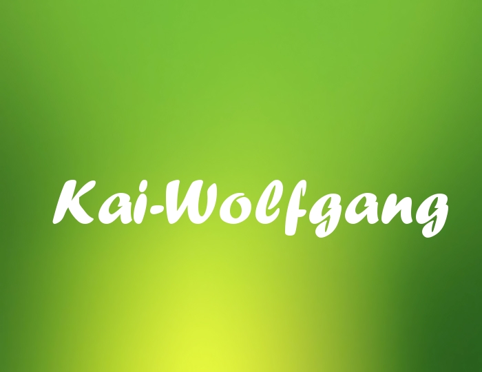 Bildern mit Namen Kai-Wolfgang Bildern mit Namen Kai-Wolfgang