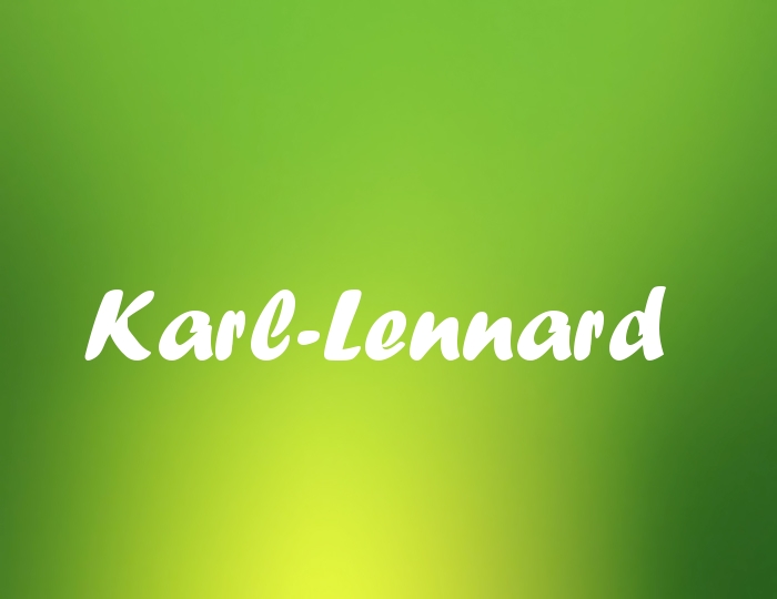 Bildern mit Namen Karl-Lennard Bildern mit Namen Karl-Lennard