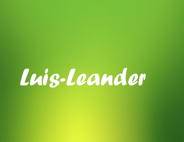 Bildern mit Namen Luis-Leander