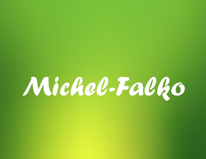 Bildern mit Namen Michel-Falko