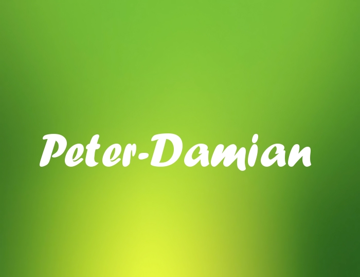 Bildern mit Namen Peter-Damian Bildern mit Namen Peter-Damian