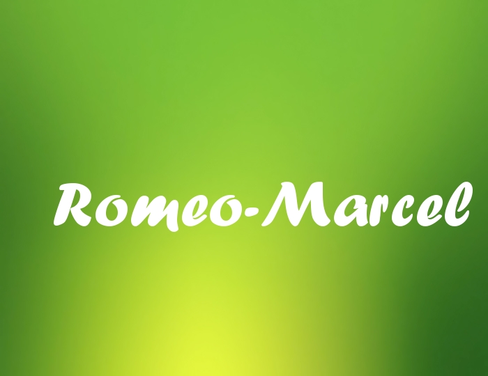 Bildern mit Namen Romeo-Marcel Bildern mit Namen Romeo-Marcel