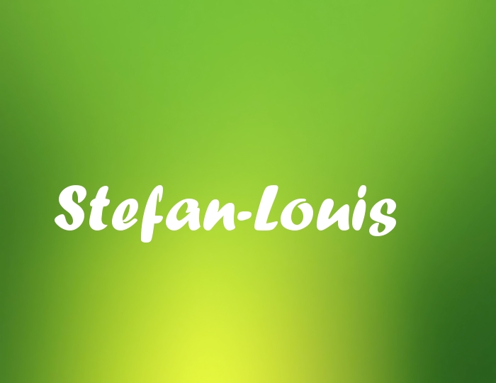 Bildern mit Namen Stefan-Louis Bildern mit Namen Stefan-Louis