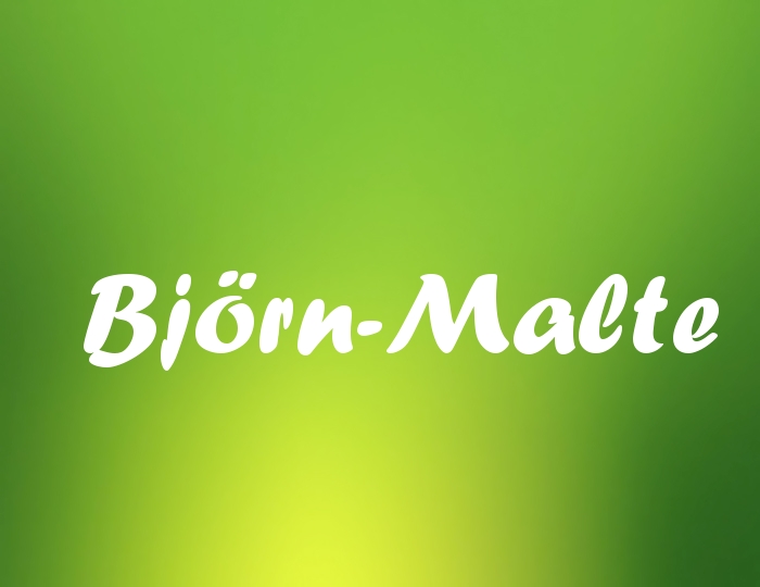 Bildern mit Namen Bjrn-Malte