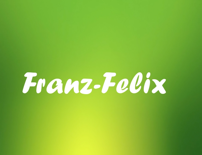 Bildern mit Namen Franz-Felix