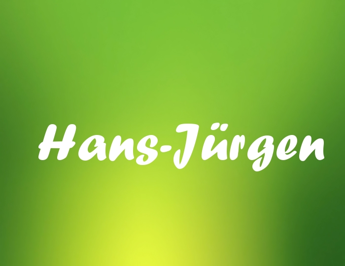 Bildern mit Namen Hans-Jrgen