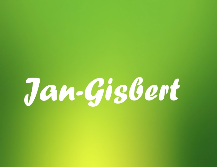 Bildern mit Namen Jan-Gisbert