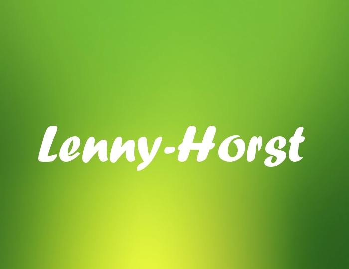 Bildern mit Namen Lenny-Horst