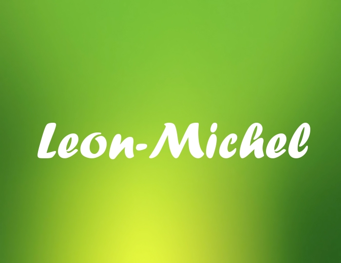 Bildern mit Namen Leon-Michel