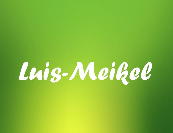 Bildern mit Namen Luis-Meikel